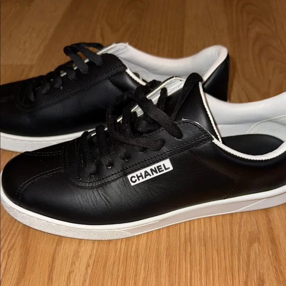 Chanel Uniform Black Sneakers - Picture 2 of 6